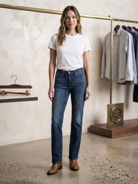 AG Adriano Goldschmied Mari High Rise Slim Straight Jeans Size 27